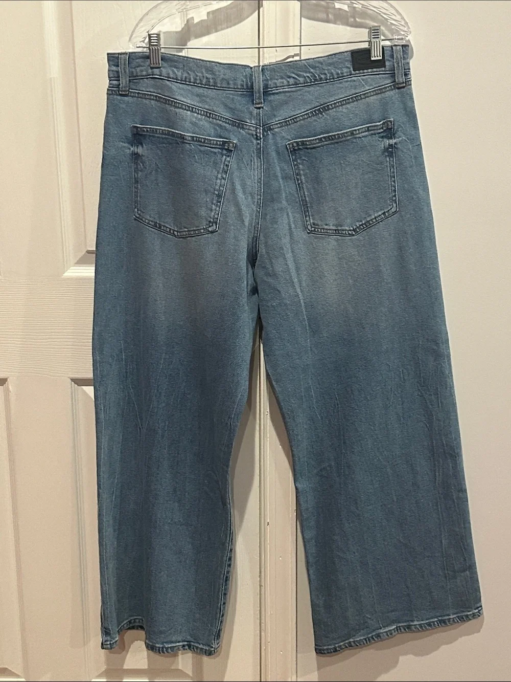 Women's Wide Leg Low Slung Jeans Size 12 - Picture 10 of 14